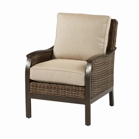 Trenton Woven Lounge Chairwaterproof wicker balcony furniture