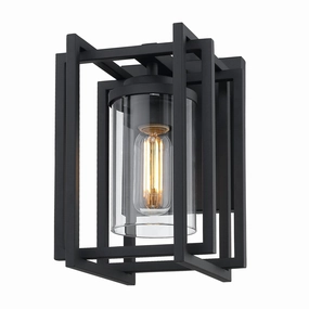 Tribeca One Light Outdoor Wall Sconce Natural BlackOutdoor wall sconces with motion sensor