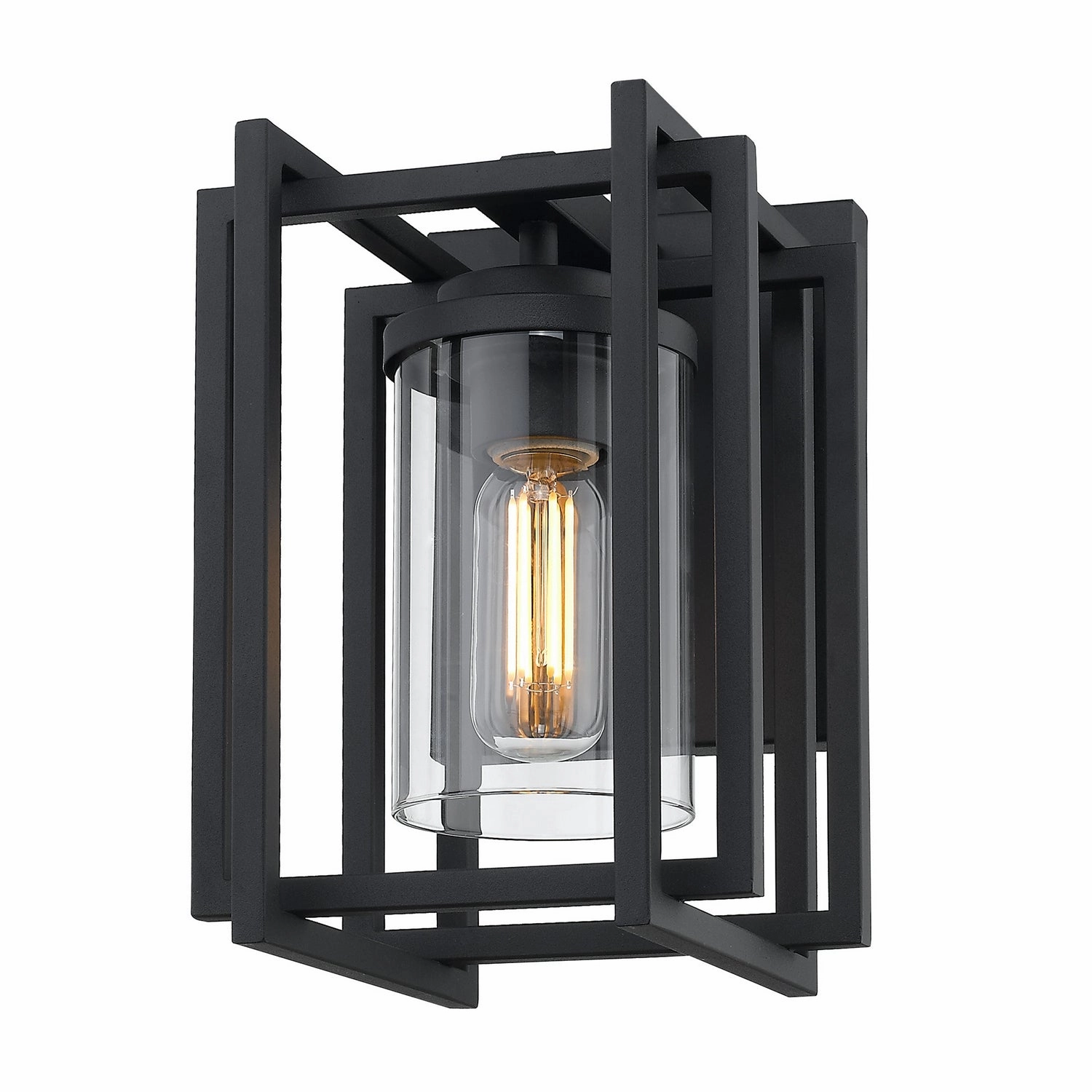 Tribeca One Light Outdoor Wall Sconce Natural BlackOutdoor wall sconces with motion sensor