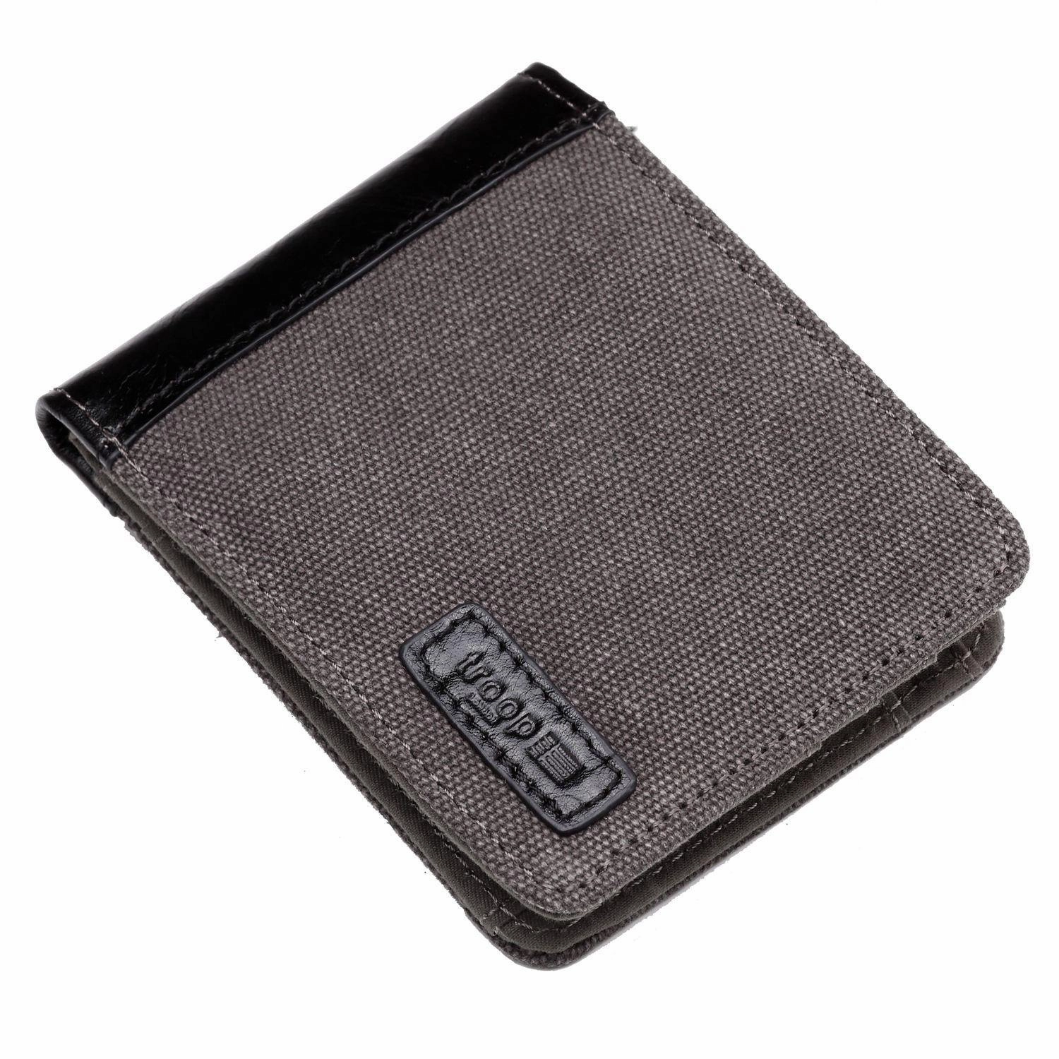 Troop London Accessories Canvas Bi-Fold Wallet Shop Smart Save Shop Today Save