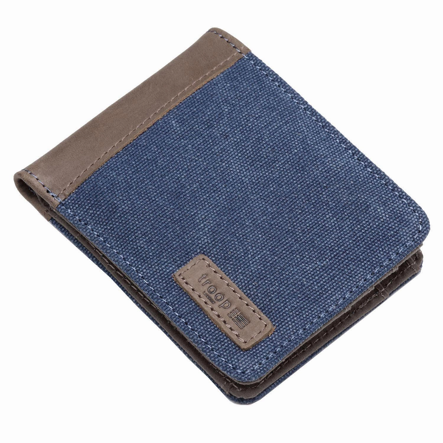 Weekend Flash Offer Exclusive Online Discount Troop London Accessories Canvas Bi-Fold Wallet
