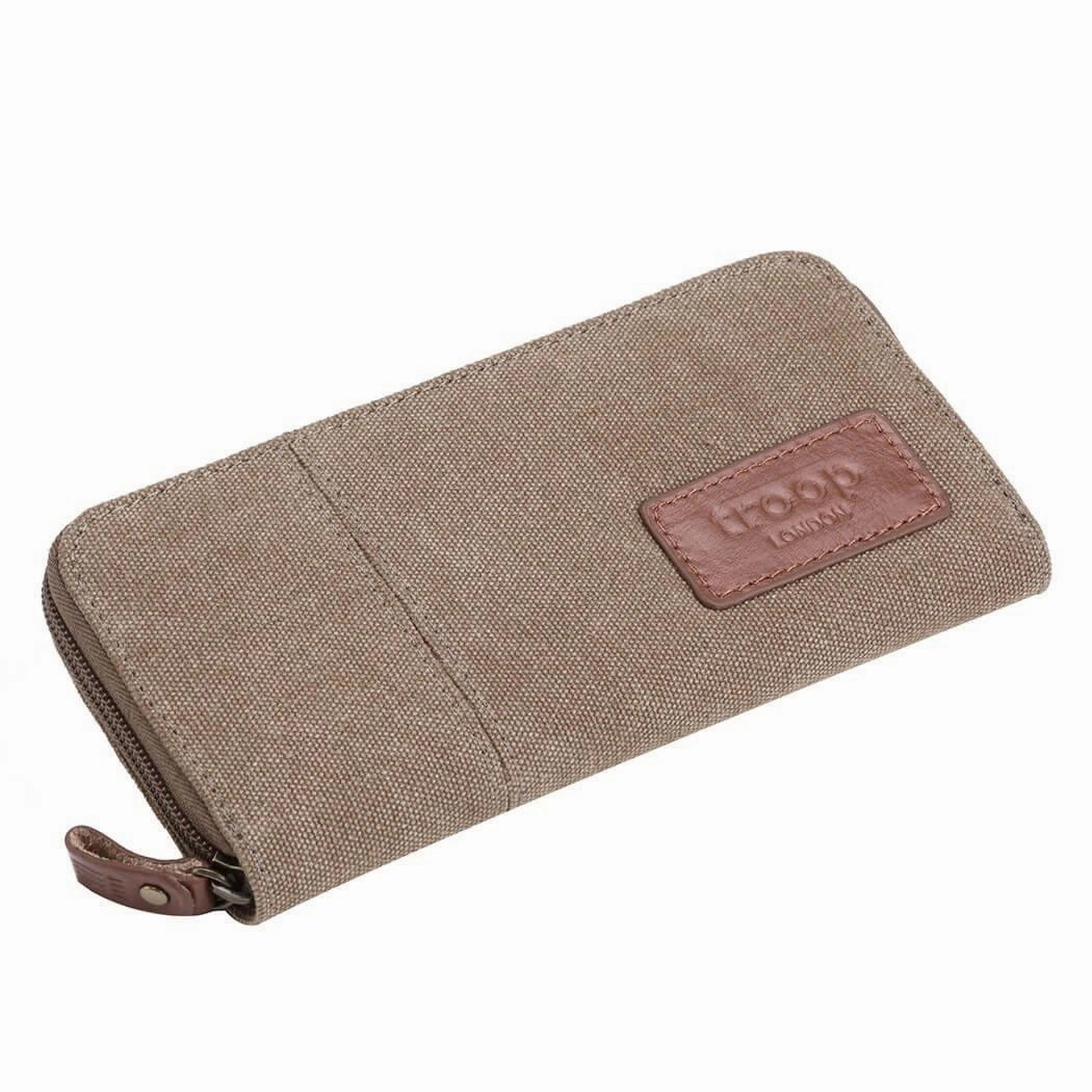 Today Only Special Troop London Accessories Canvas Zip Around Travel Wallet