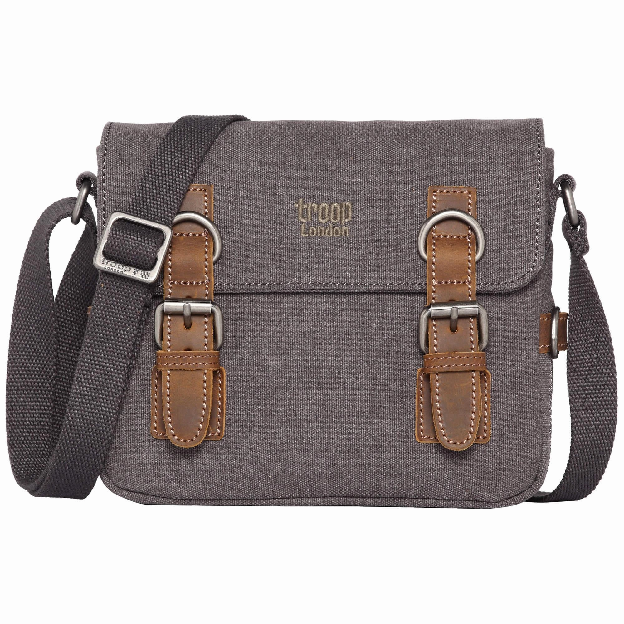 Troop London Classic Canvas Across Body Travel Bag Clearance Steal Today Mega Discount Event