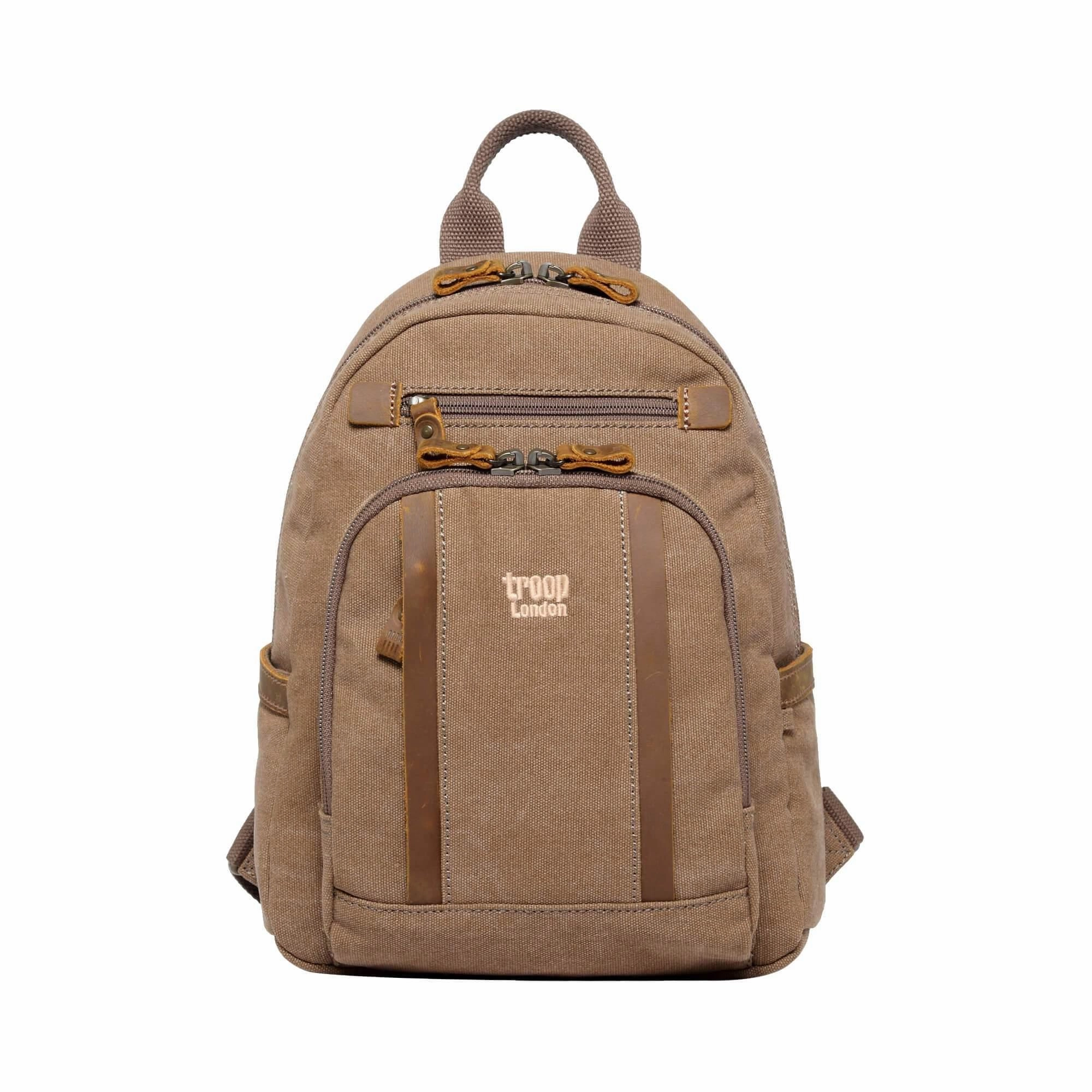 Troop London Classic Canvas Backpack Ipad Tablet Small Instant Savings Deal