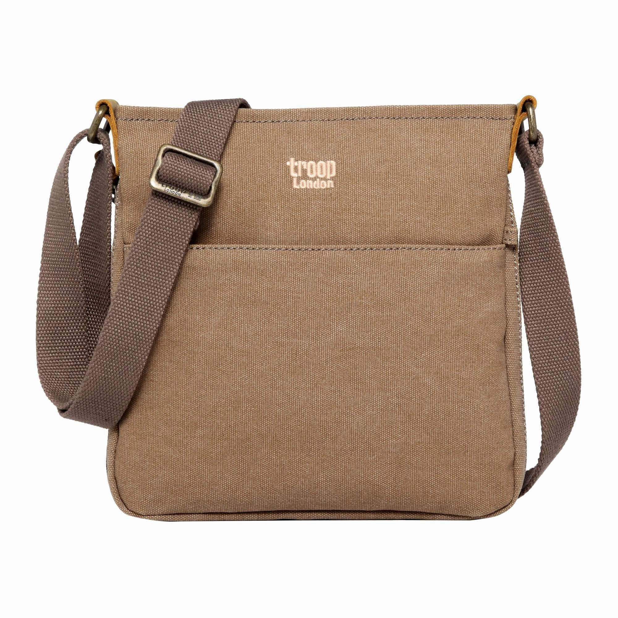 Troop London Classic Canvas Crossbody Bag Save Big Today Limited Time Sale