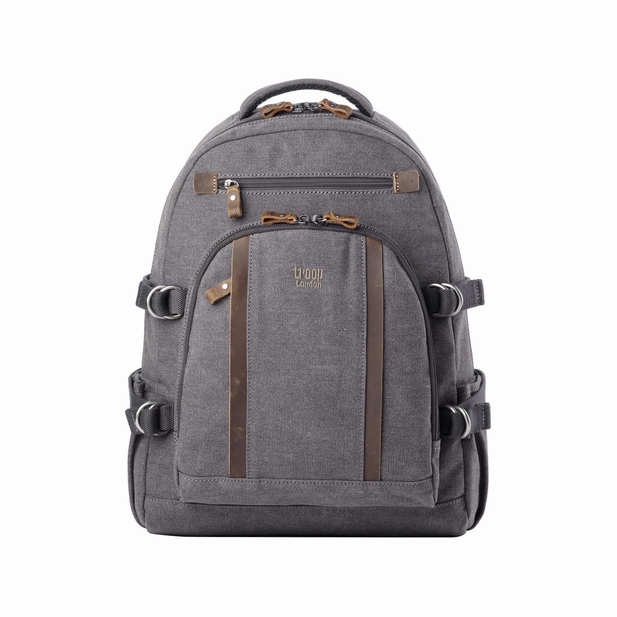 Troop London Classic Canvas Laptop Backpack Large Todays Mega Savings Flash Discount Today