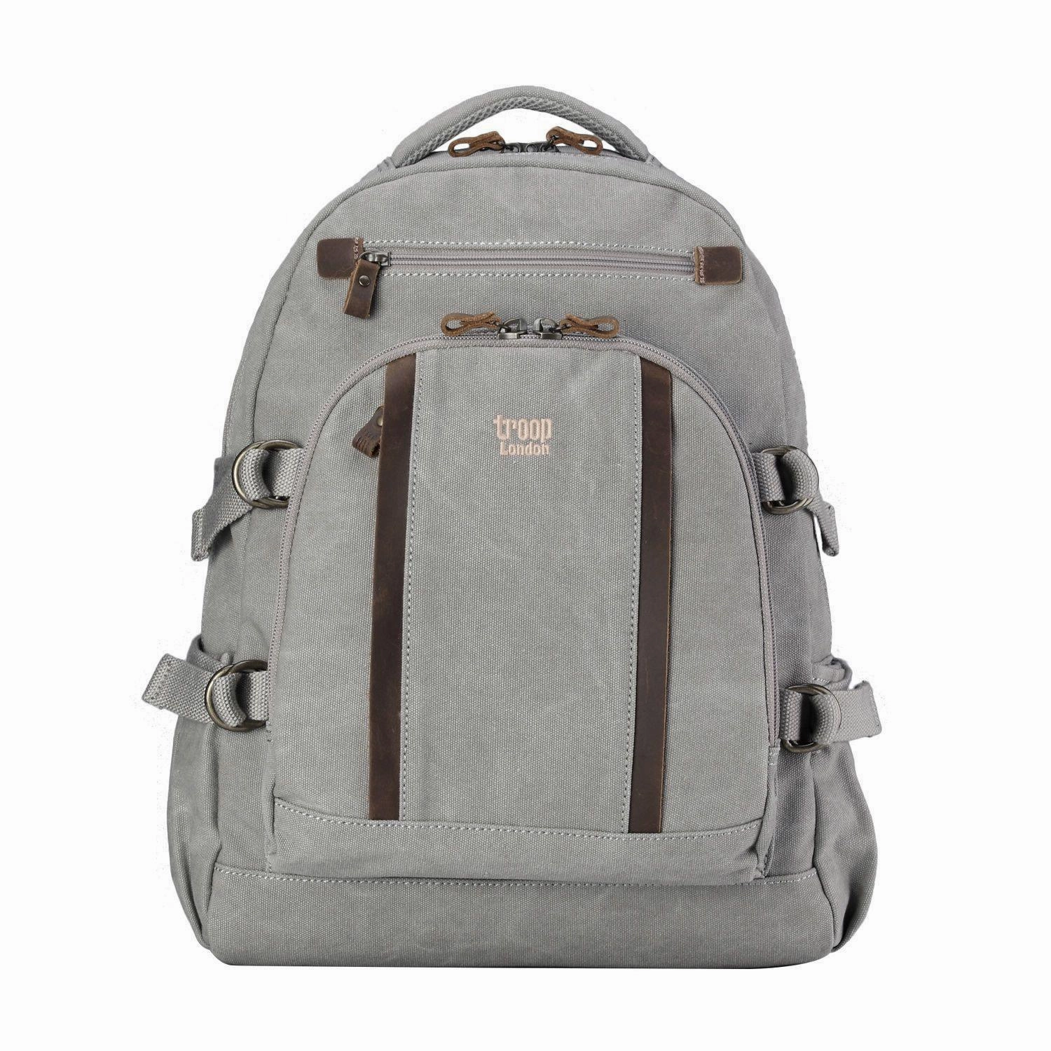 Exclusive Online Offer Troop London Classic Canvas Laptop Backpack Large