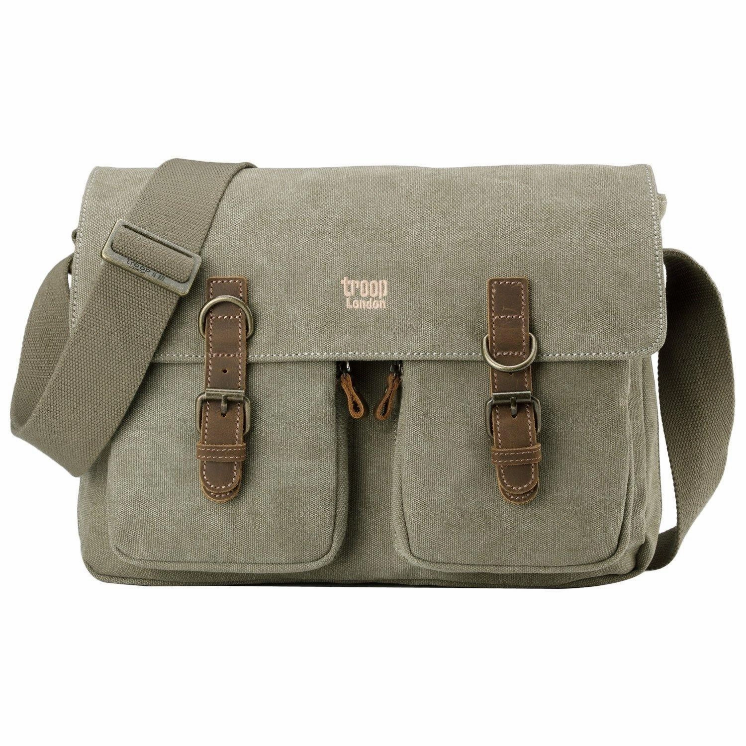 Troop London Classic Canvas Messenger Bag Hot Pick Online Grab Your Hot Pick