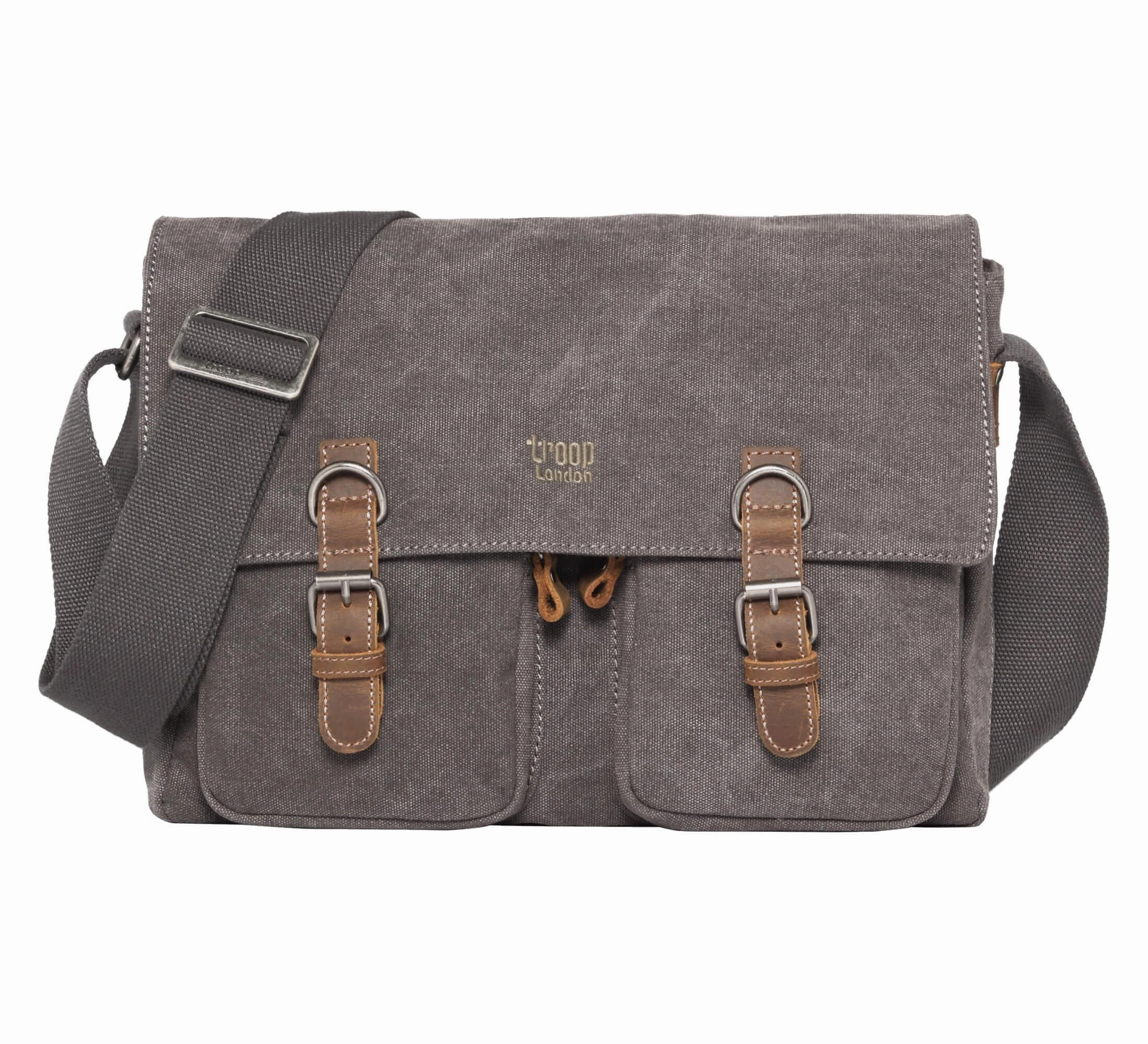 Troop London Classic Canvas Messenger Bag Clearance Savings Now Weekend Sale Special