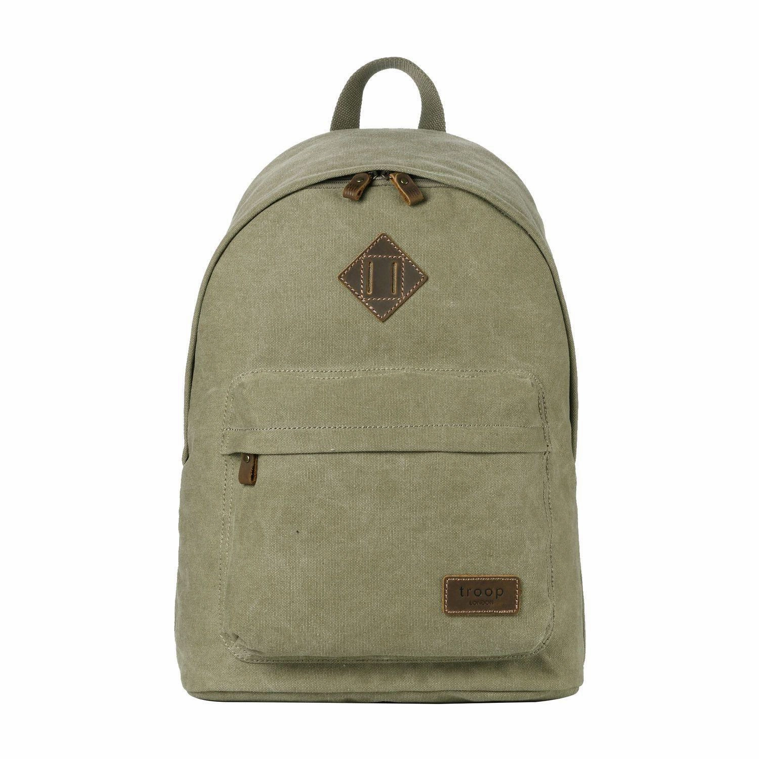 Troop London Heritage Canvas Backpack Daypack Hot Sale Alert Online Deal Frenzy