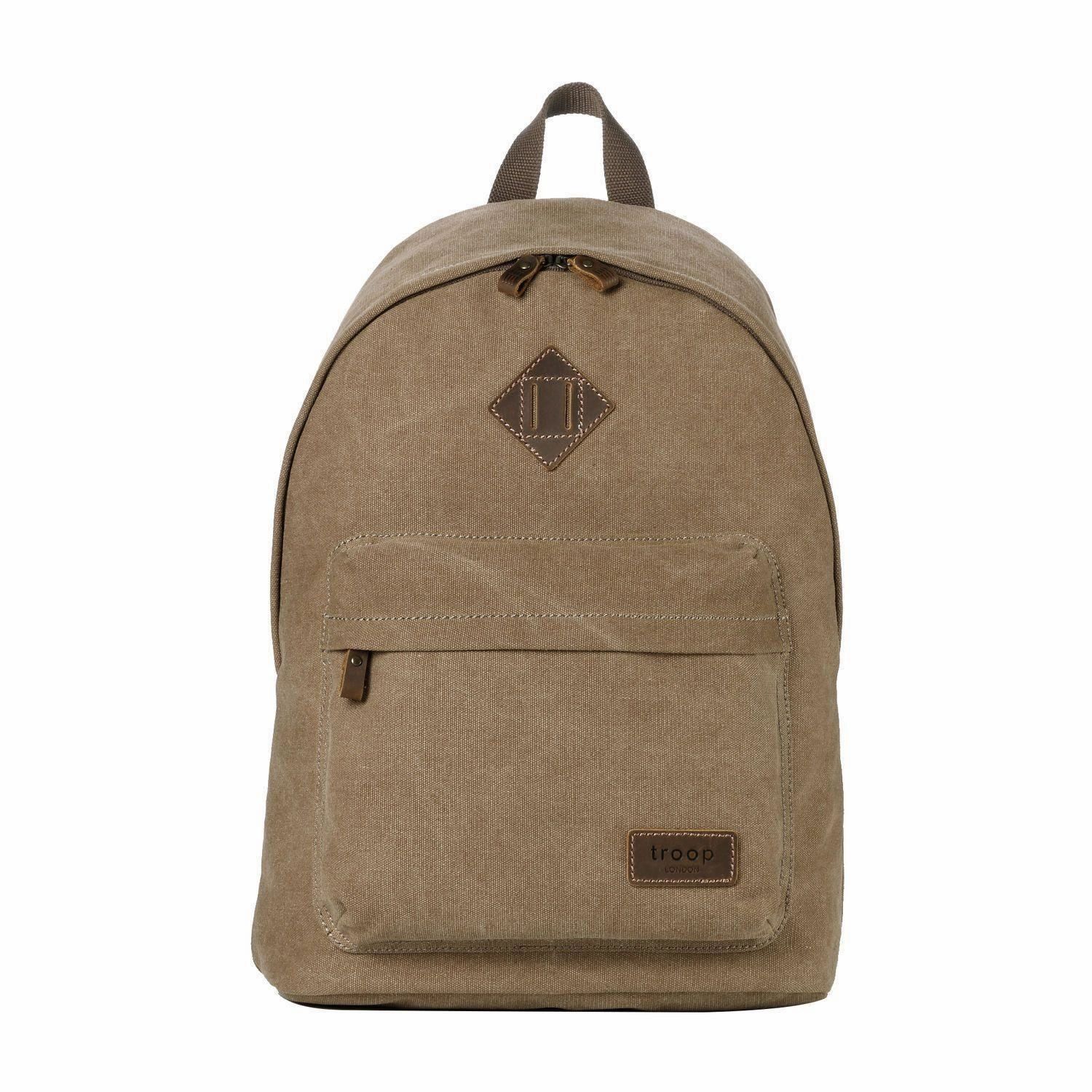 Hot Deals Today Save More Now Troop London Heritage Canvas Backpack Daypack