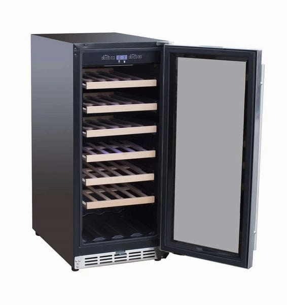 TrueFlame 15" Outdoor Rated Single Zone Wine Cooler AMD-RFR-15W