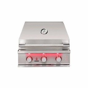 TrueFlame 25" 3 Burner Built-In Gas Grill TF25 large capacity charcoal BBQ grills