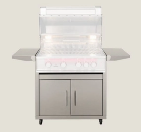 TrueFlame Freestanding Cart for 40" Gas Grill CART-TF-40DCStainless steel BBQ tool set