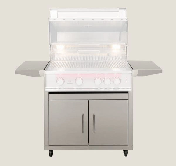TrueFlame Freestanding Cart for 40" Gas Grill CART-TF-40DCStainless steel BBQ tool set