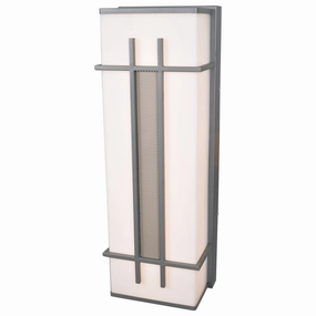 Tuxedo LED Wall Fixture SatinOutdoor wall sconces with motion sensor