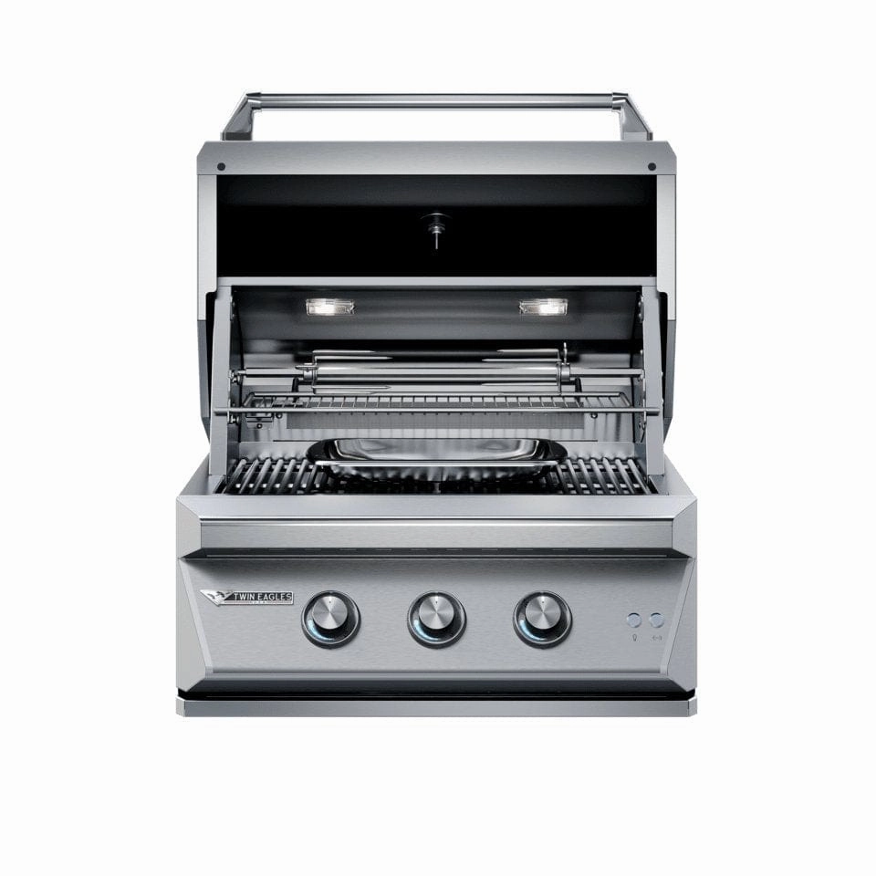 Twin Eagles 30-inch Gas Grill with Infrared Rotisserie and Sear Zone TEBQ30RS