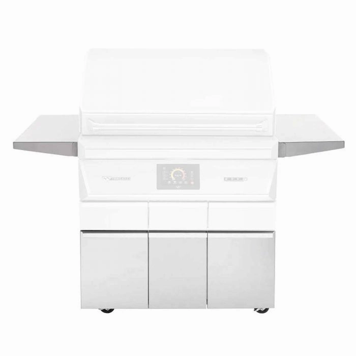 Twin Eagles 36-inch Pellet Grill and Smoker Base with Storage Drawer and Two Doors TEPGB36Stainless steel BBQ tool set