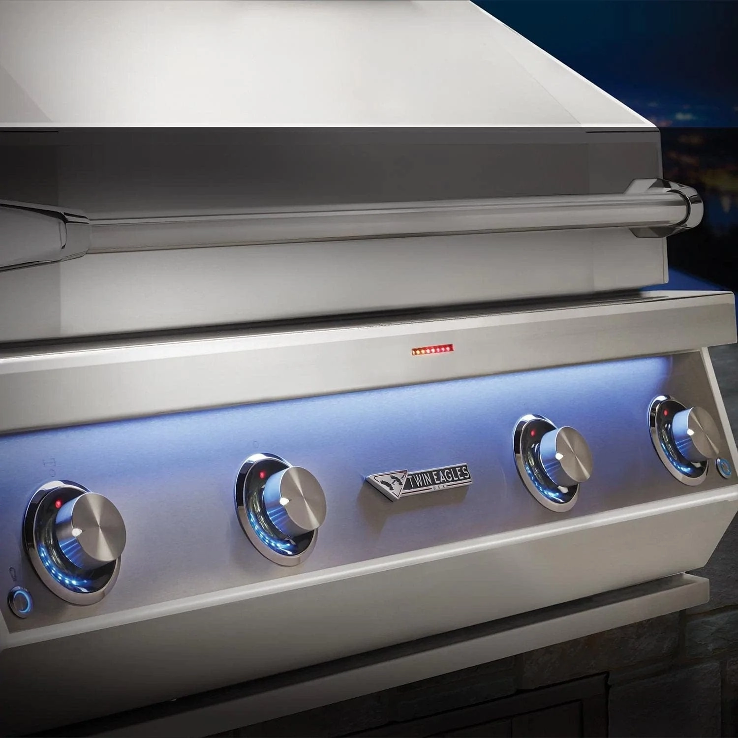 Twin Eagles 42-Inch Eagle One 3-Burner Built-In Gas Grill with Sear Zone & Infrared Rotisserie Burner