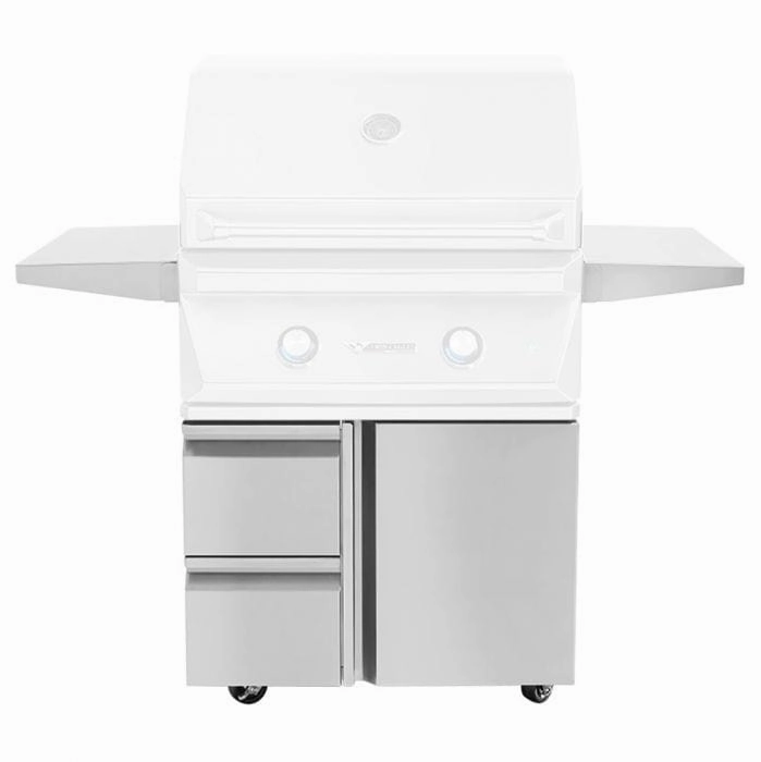 Twin Eagles 42-inch Grill Base with Storage Drawers and Single Door TEGB42SD-BStainless steel BBQ tool set