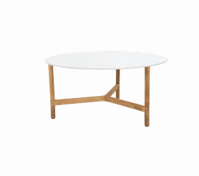 Twist coffee table, largeoutdoor coffee table for patio or lounge