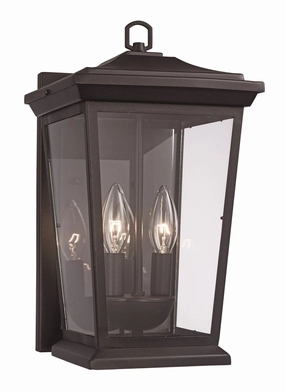 Two Light Wall Lantern BlackOutdoor wall sconces with motion sensor