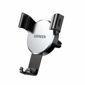 Ugreen 40907 Gravity Drive Air Vent Mount Phone Holder - Silver Price Slash Today