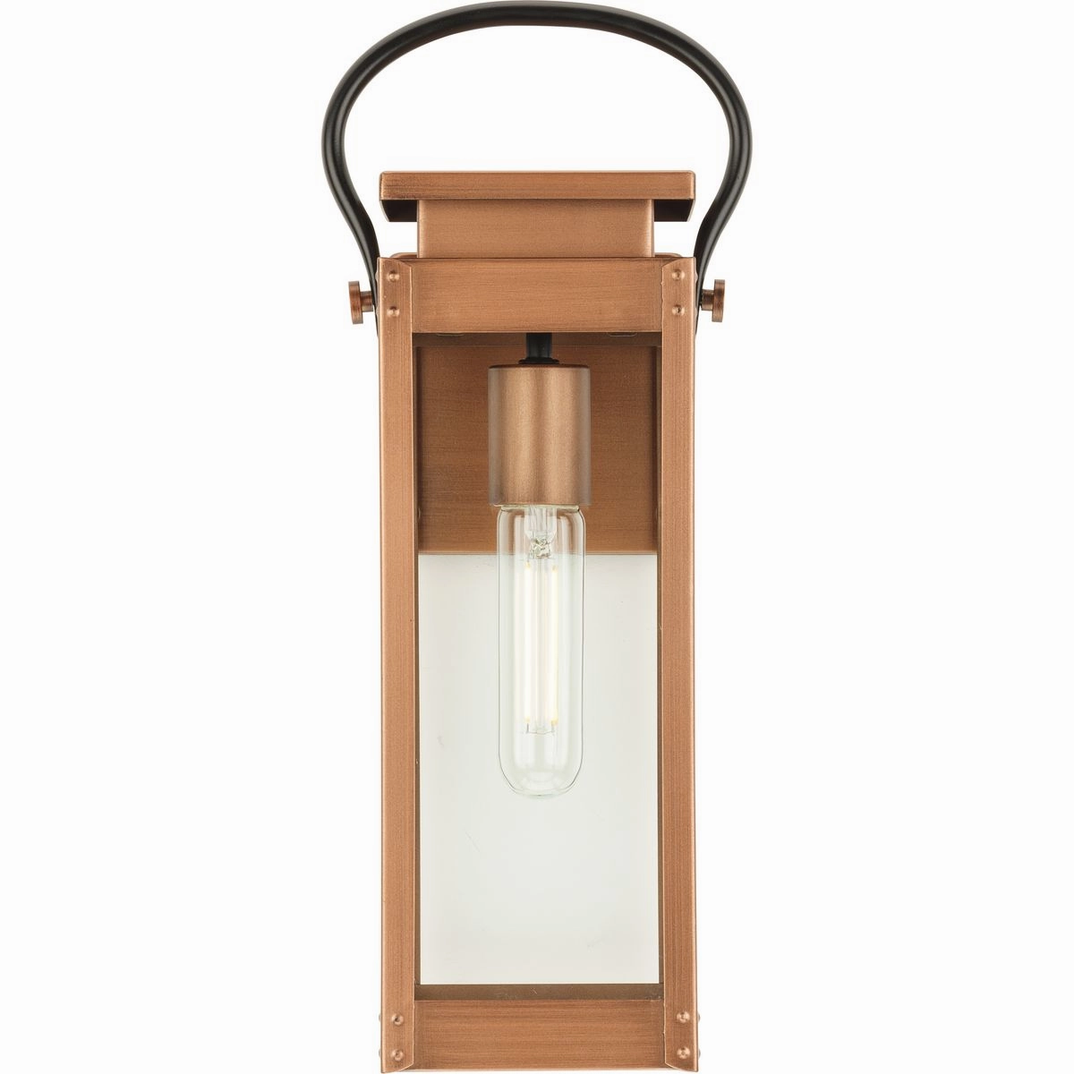 Union Square One Light Outdoor Wall Lantern Antique Copper (Painted)