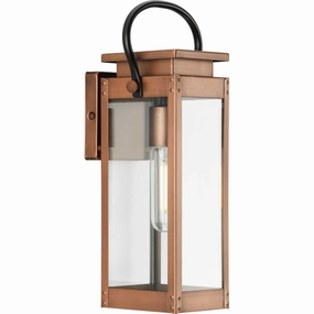Union Square One Light Outdoor Wall Lantern Antique Copper (Painted)Outdoor wall sconces with motion sensor