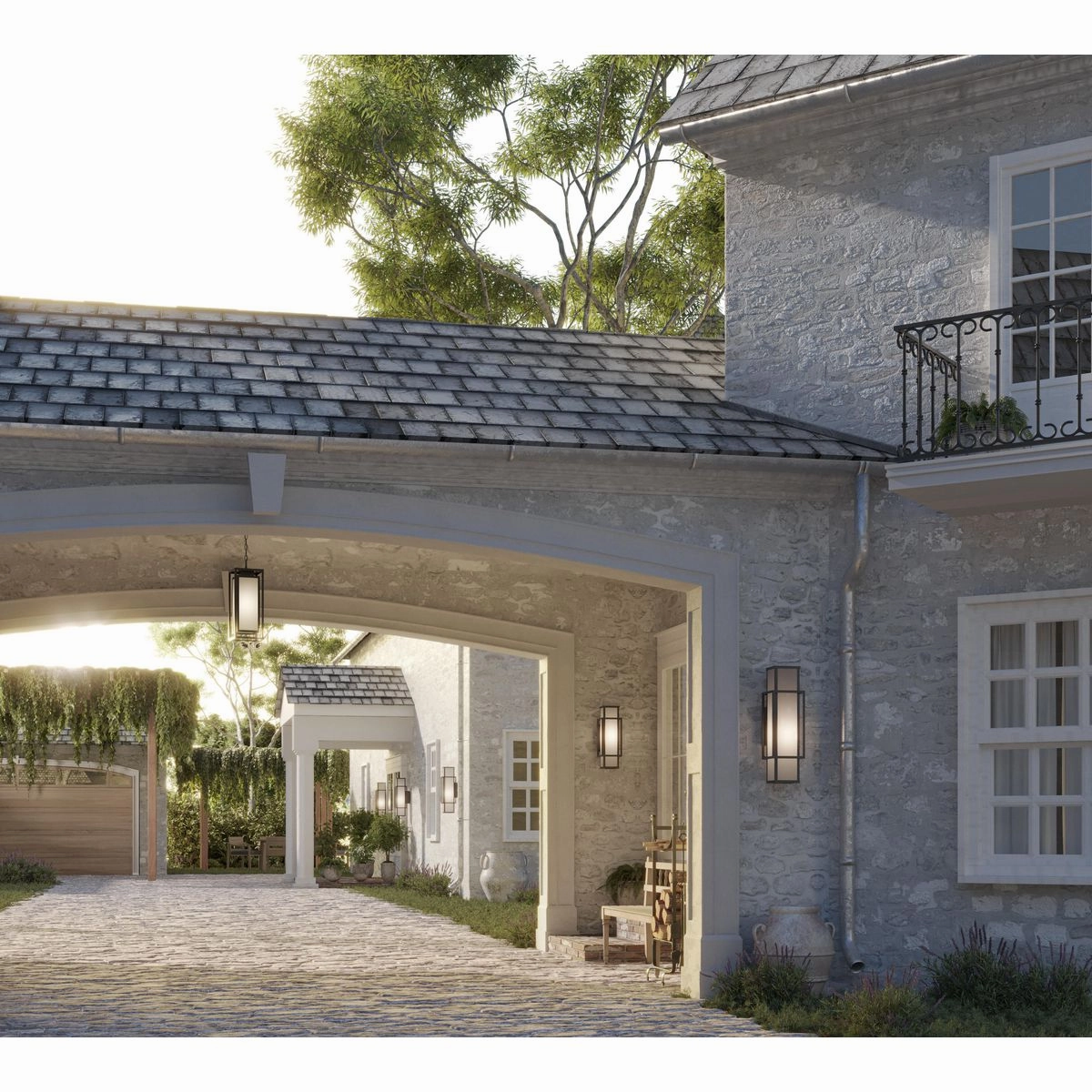 Unison 1-Light Outdoor Pendant