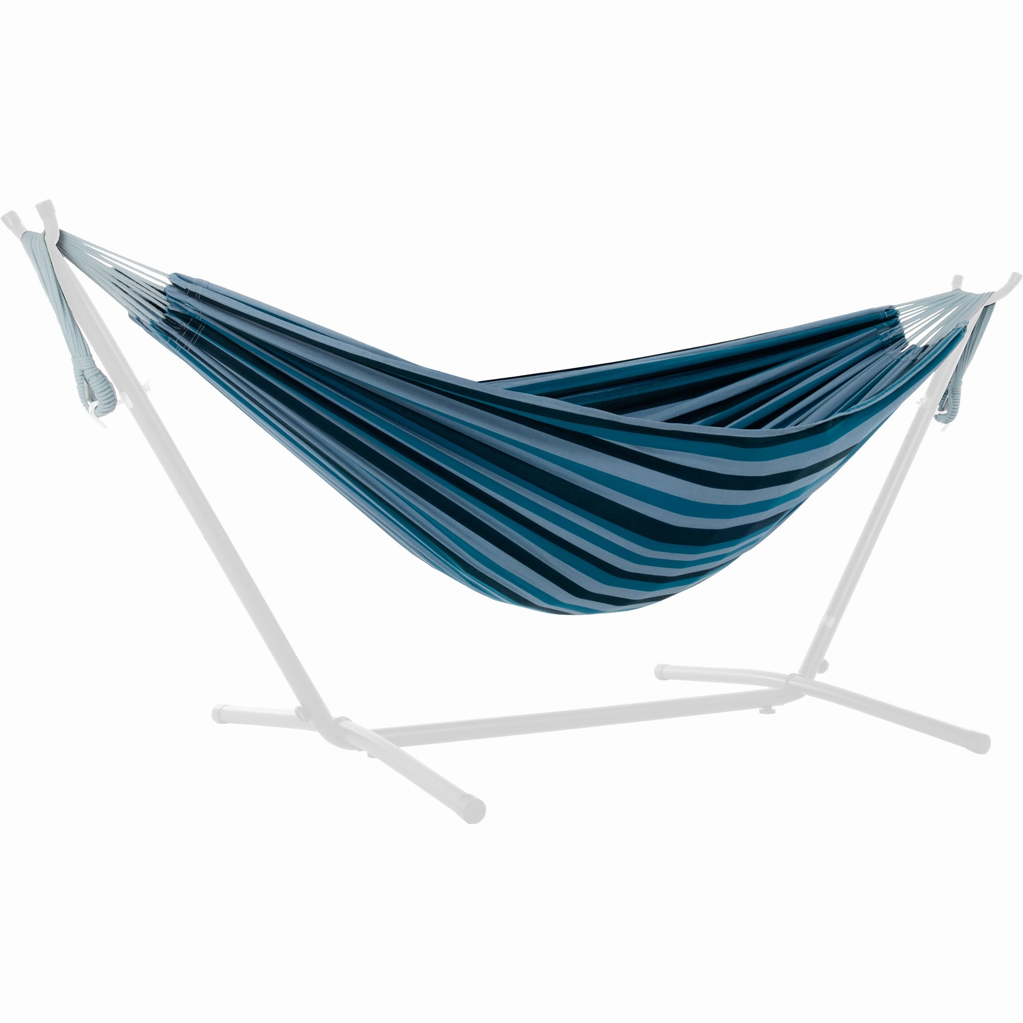 Universal Replacement Cotton Hammock - Blue Lagoon outdoor hammock with stand and canopy
