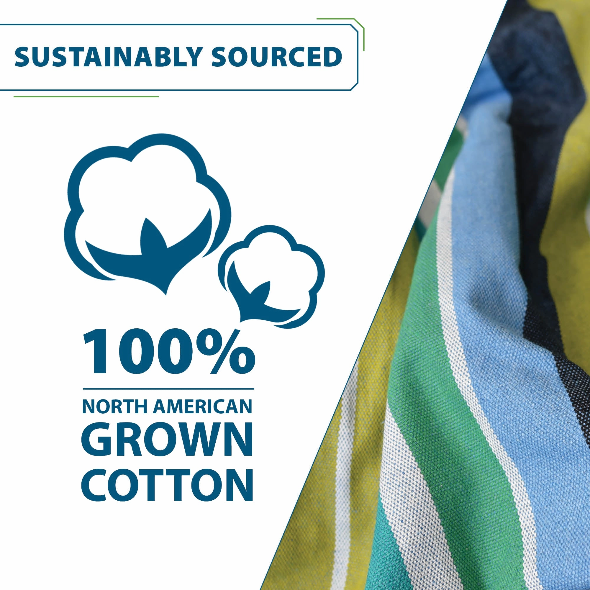 Universal Replacement Cotton Hammock - Cayo Reef