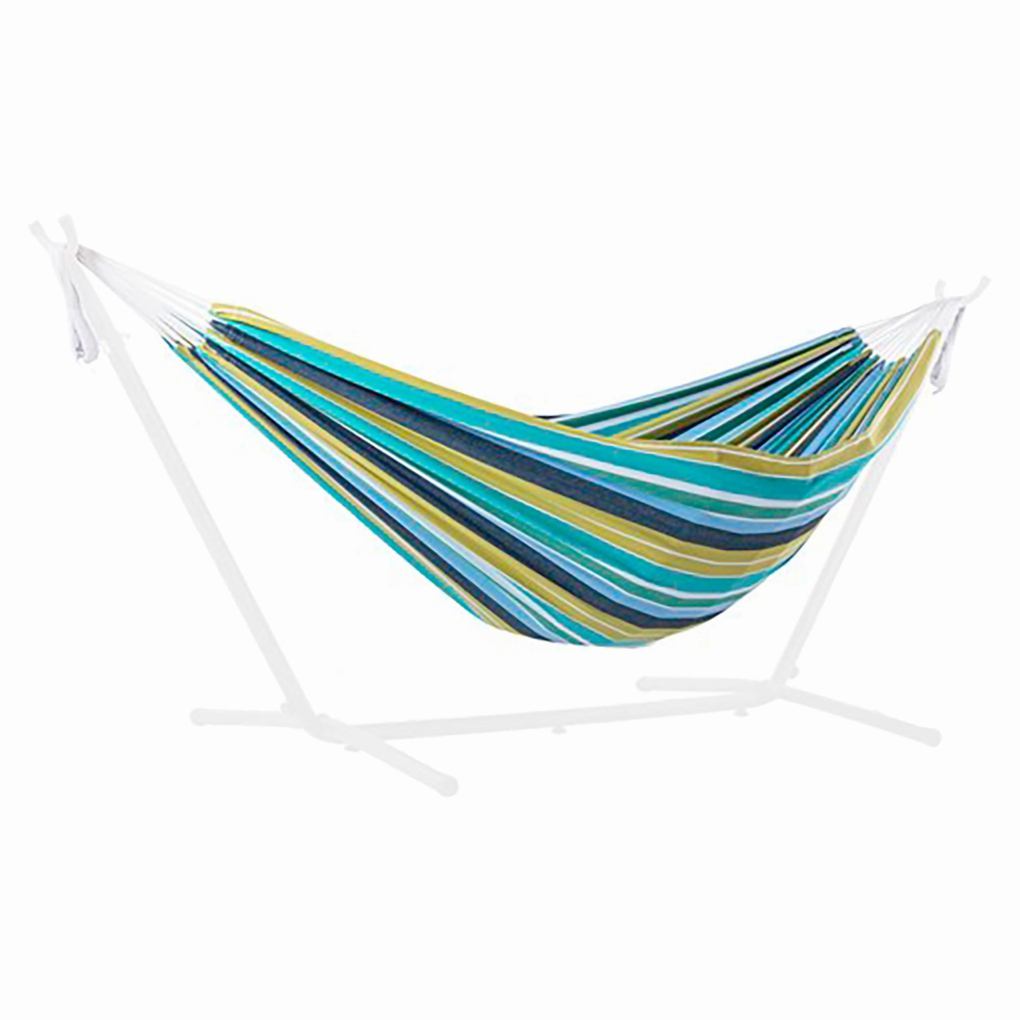 Universal Replacement Cotton Hammock - Cayo Reef outdoor hammock with stand and canopy
