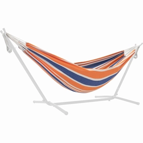 Universal Replacement Cotton Hammock - Orange Punch outdoor hammock with stand and canopy