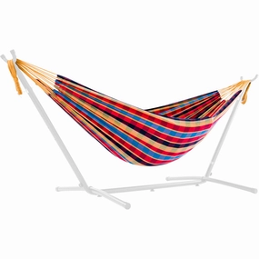 Universal Replacement Cotton Hammock - Paradise outdoor hammock with stand and canopy