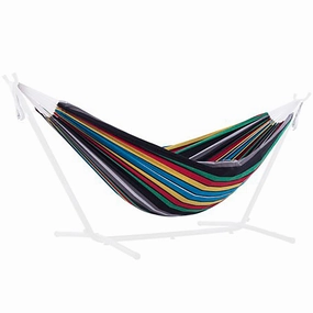 Universal Replacement Cotton Hammock - Rio Night outdoor hammock with stand and canopy