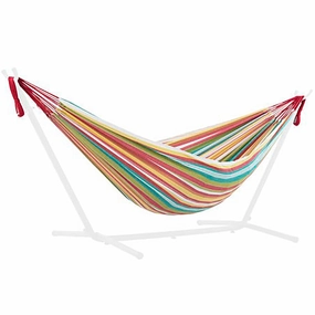 Universal Replacement Cotton Hammock - Salsa outdoor hammock with stand and canopy