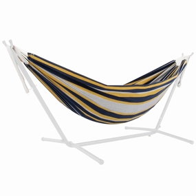 Universal Replacement Cotton Hammock - Serenity outdoor hammock with stand and canopy