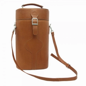 Piel Leather Double Deluxe Wine Carrier Shop Now Save