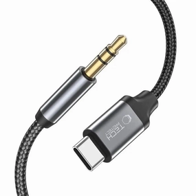 Tech-Protect Ultraboost Usb-C To 3.5Mm Audio Cable 1M  Black Todays Mega Savings