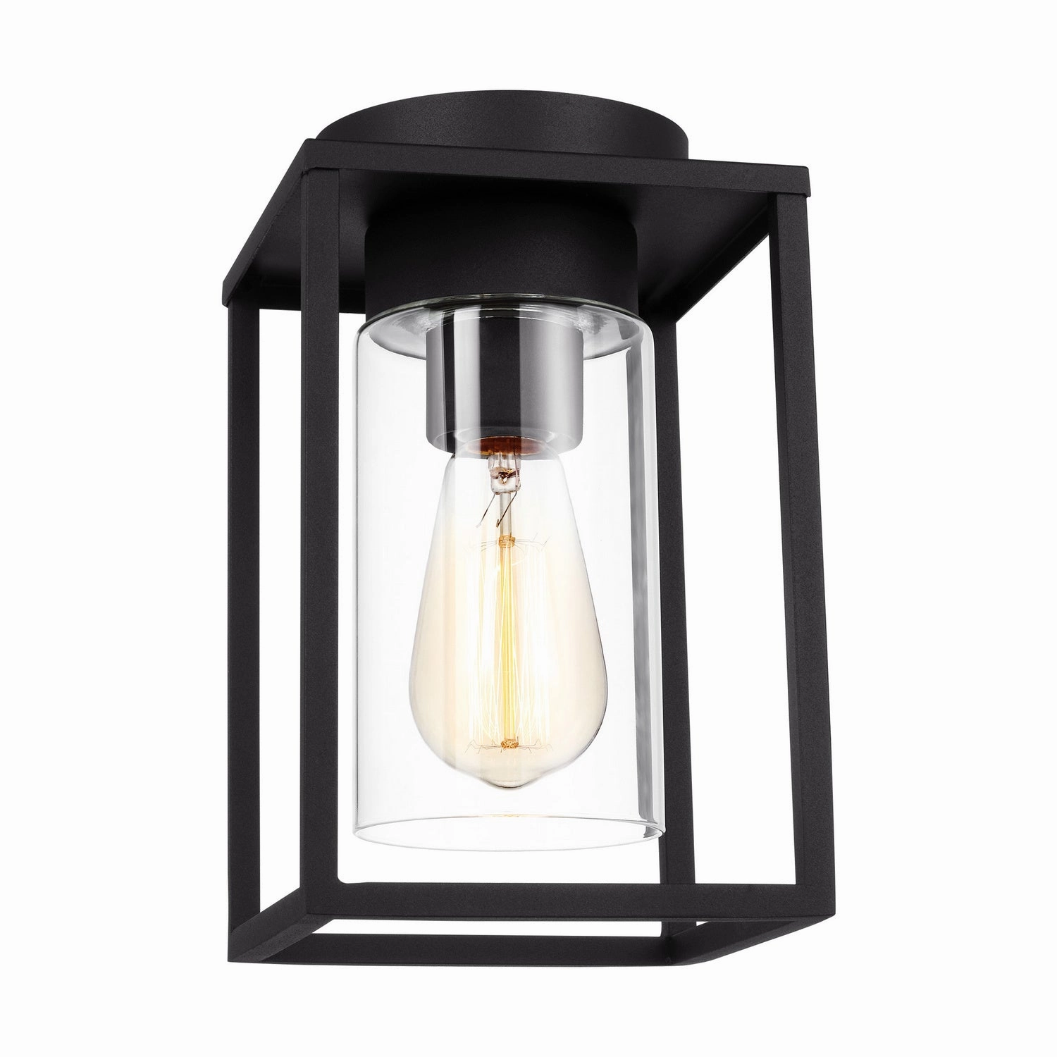 Vado One Light Outdoor Flush Mount Black