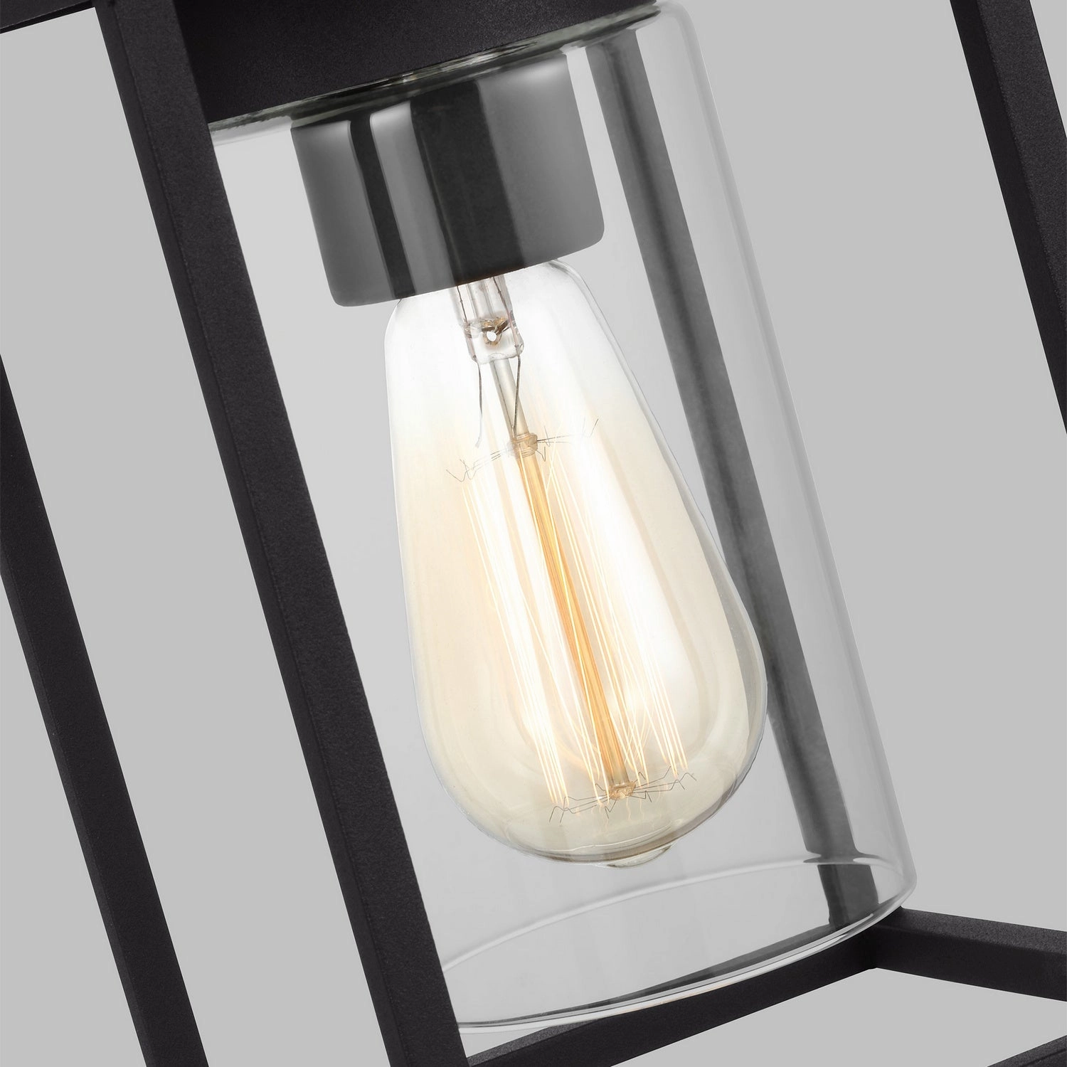 Vado One Light Outdoor Flush Mount Black