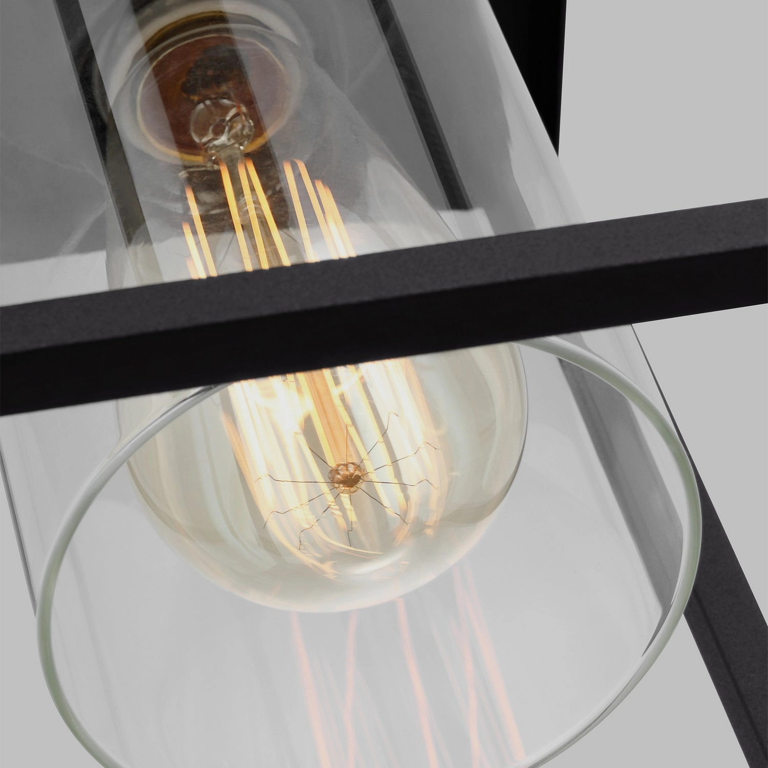 Vado One Light Outdoor Flush Mount Black