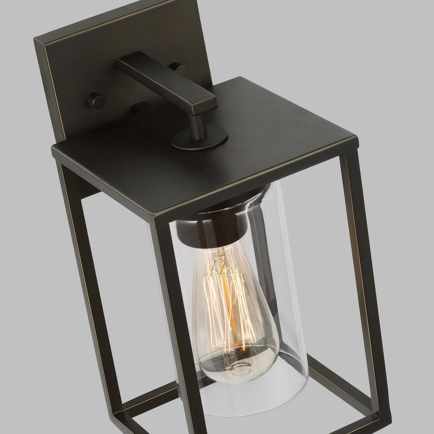 Vado One Light Outdoor Wall Lantern Antique Bronze