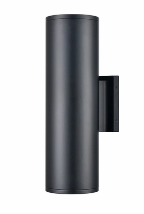 Vegas Two Light Outdoor Wall Sconce Matte BlackOutdoor wall sconces with motion sensor