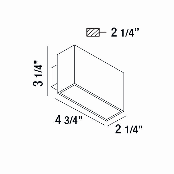 Vello Outdoor LED Wall Mount