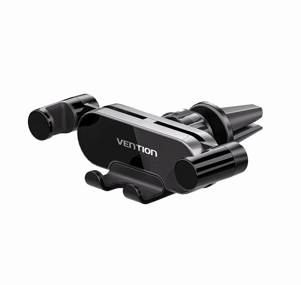 Shop Grab Offer Vention Kceh0 Car Phone Mount Auto Clamping For Air Vent With Duckbill Clip Crossbar Type