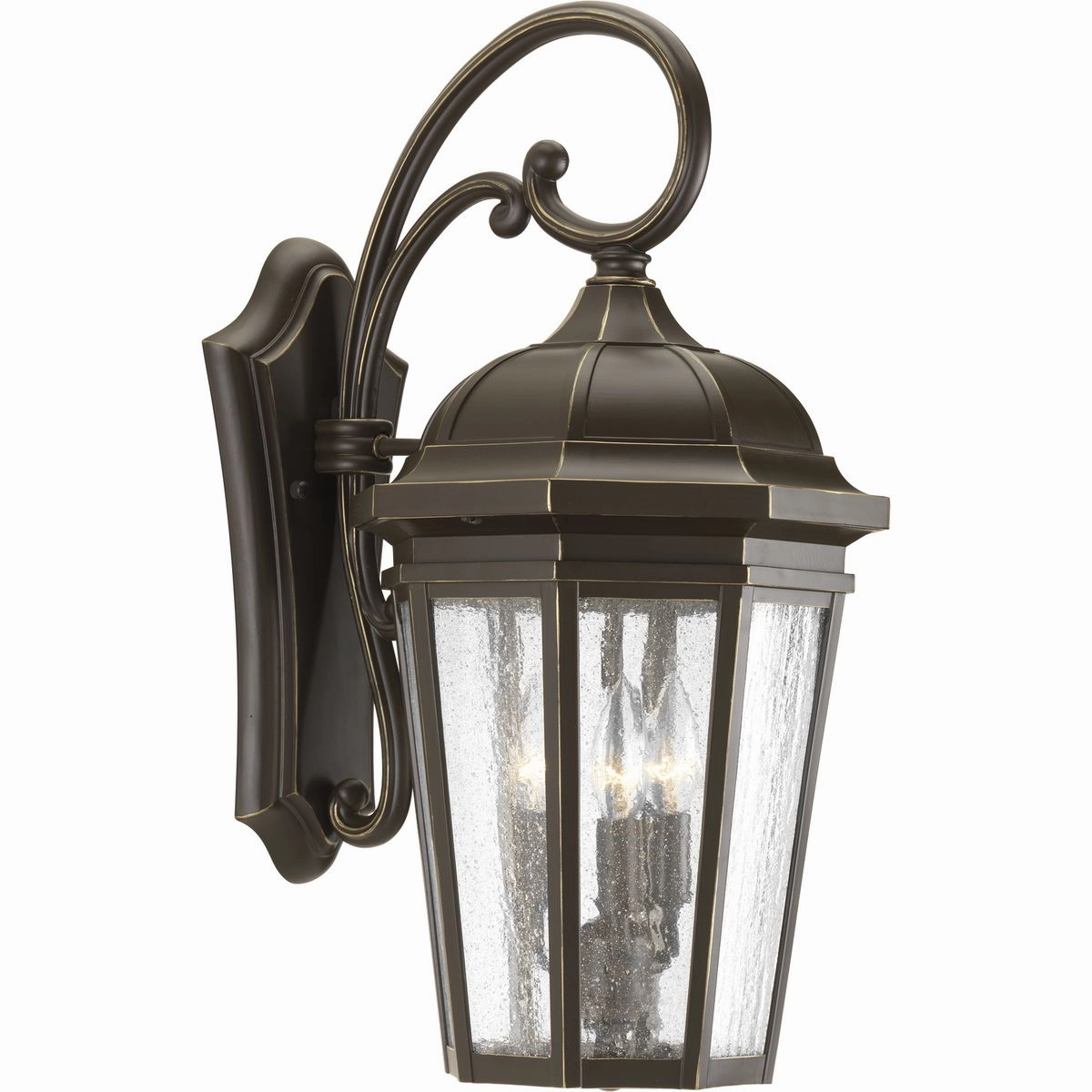 Verdae Three Light Large Wall Lantern Antique Bronze