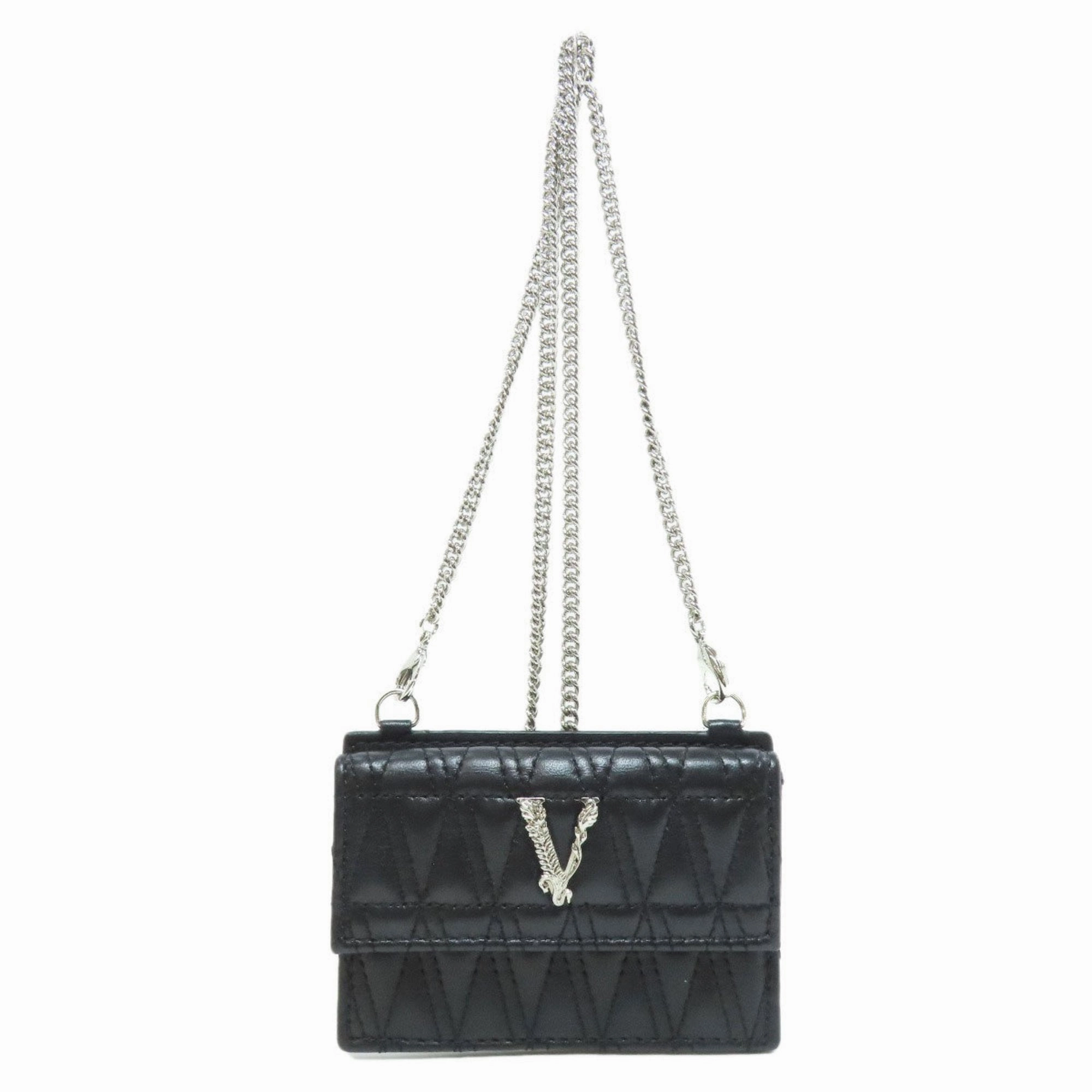 Price Drop Frenzy Online Exclusive Steal Versace Leather Business Card Case (Pre-Owned)
