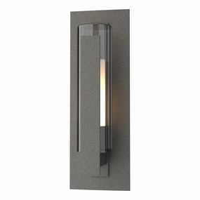 Vertical Bar One Light Outdoor Wall Sconce Coastal Natural IronOutdoor wall sconces with motion sensor